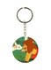 Adnan And Lina Anime Printed Keychain
