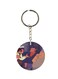 Adnan And Lina Anime Printed Keychain