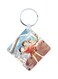 Adnan And Lina Wooden Keychain