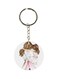 Mother And Daughter Printed Keychain