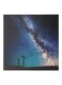 Rick And Morty Painted Canvas Wall Painting Black/Blue/Purple 50x50cm