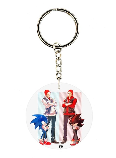 Infamous Second Son And Sonic Keychain