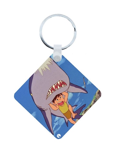 The Adnan And Lina Wooden Keychain