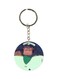 Adnan And Lina Anime Printed Keychain