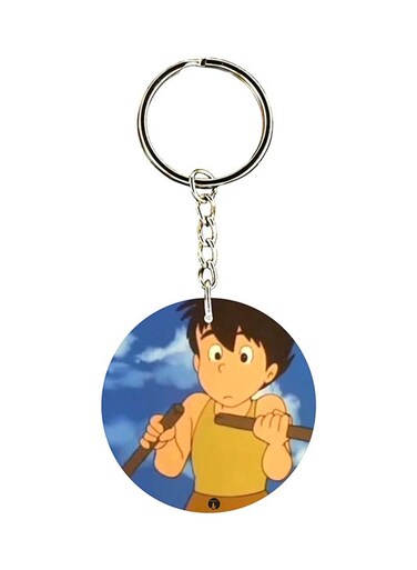 Adnan And Lina Anime Printed Keychain