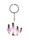 Mom And Children Printed Dual Sided Keychain