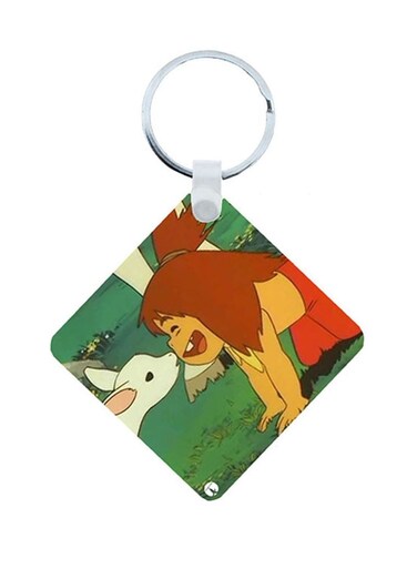 Adnan And Lina Wooden Keychain