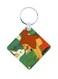 Adnan And Lina Wooden Keychain