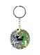 Right And Left Brain Printed Keychain