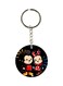 Minnie Mouse And Mickey Mouse Printed Keychain