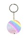 Double Sided Rainbow And Star Printed Keychain