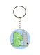Printed Plastic Keychain