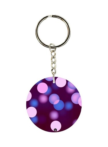 Printed Plastic Keychain