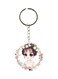 Girl Printed Plastic Keychain