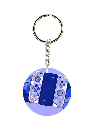 Printed Plastic Keychain