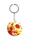 Anime Digimon Double Side Printed Plastic Keychain