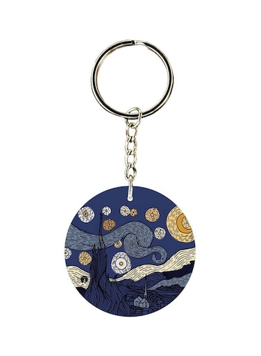 Printed Plastic Keychain