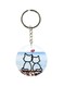 Cats Printed Plastic Keychain