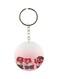 Cartoon Printed Plastic Keychain