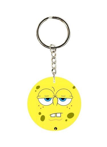 Printed Plastic Keychain
