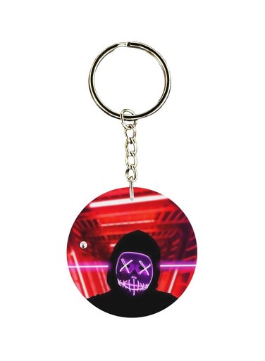 Printed Plastic Keychain