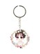 Girl Printed Plastic Keychain