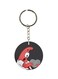 Cartoon Printed Plastic Keychain