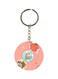 Printed Plastic Keychain