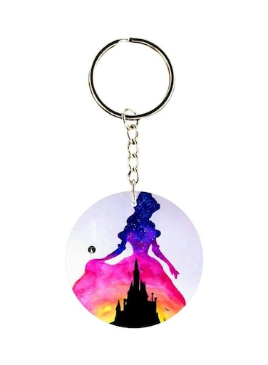 Printed Plastic Keychain