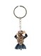 Girl Printed Plastic Keychain