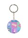 Printed Plastic Keychain