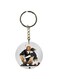 Detective Printed Plastic Key Chain
