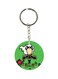 Storm Printed Plastic Keychain