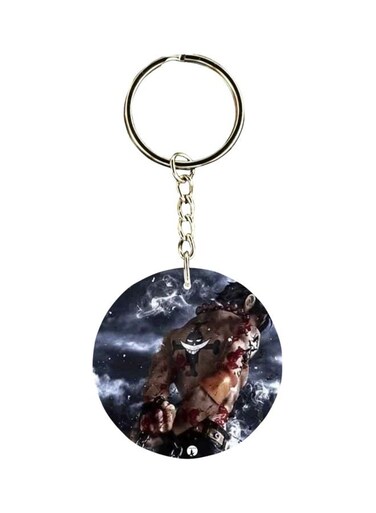 Anime One Piece Printed Plastic Keychain
