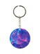 Starry Sky Printed Plastic Keychain
