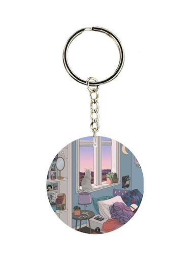 Plastic Printed Keychain