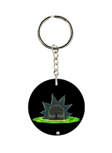 Printed Plastic Keychain