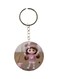 Doll Printed Plastic Keychain