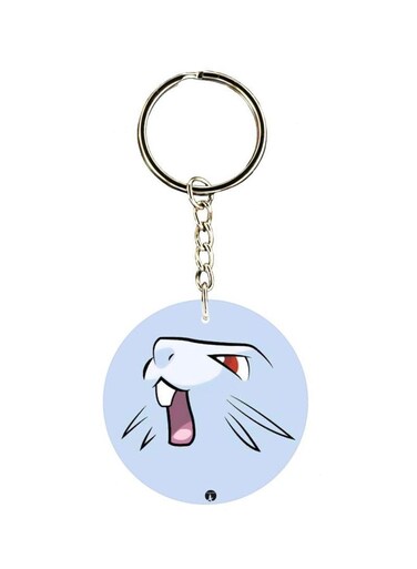 Printed Plastic Keychain