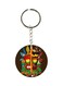 Crash Printed Plastic Keychain