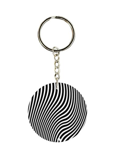 Printed Plastic Keychain