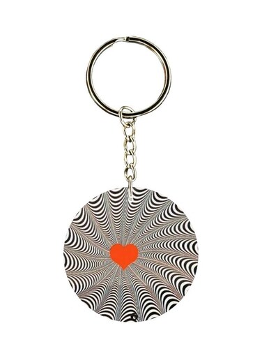 Printed Plastic Keychain