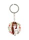 Girl Printed Plastic Keychain
