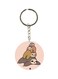 Printed Plastic Keychain