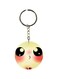 Face Printed Plastic Keychain