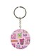 Printed Plastic Keychain