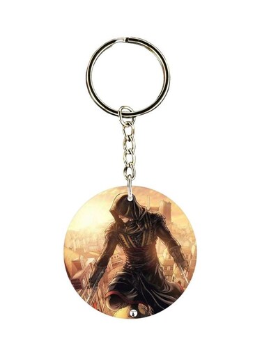 Assassins Creed Printed Plastic Keychain