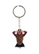 Girl Printed Plastic Keychain