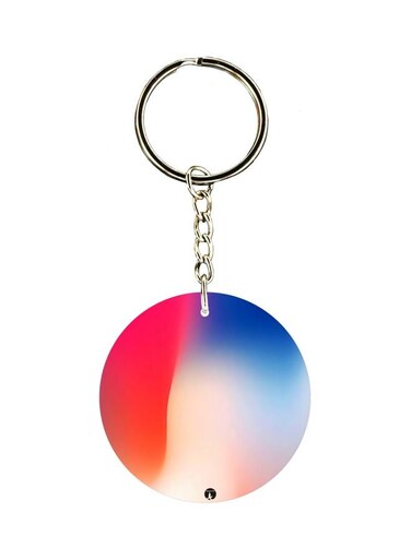 Single Side Plastic Key Chain