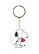 Dog Printed Plastic Keychain